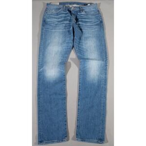 Ace Rivington Athletic Taper Jeans Men 36x34 Blue Candiani Italian Denim Stretch